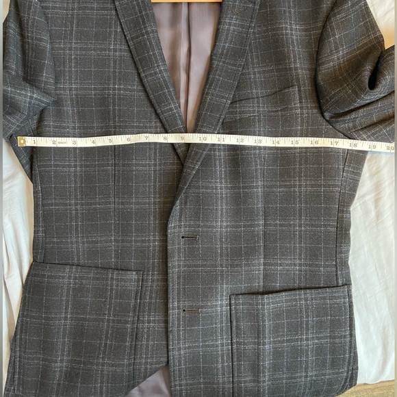 Matinique Men’s Blazer Grey Check 36R Denmark Danish European - Picture 2 of 8